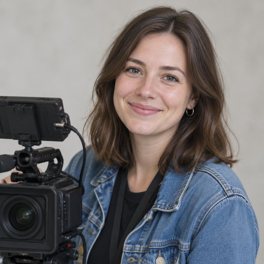 Portrait of a smiling young white woman in her late twenties